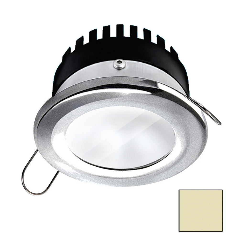 i2Systems Apeiron PRO A506 - 6W Spring Mount Light - Round - Warm White - Brushed Nickel Finish