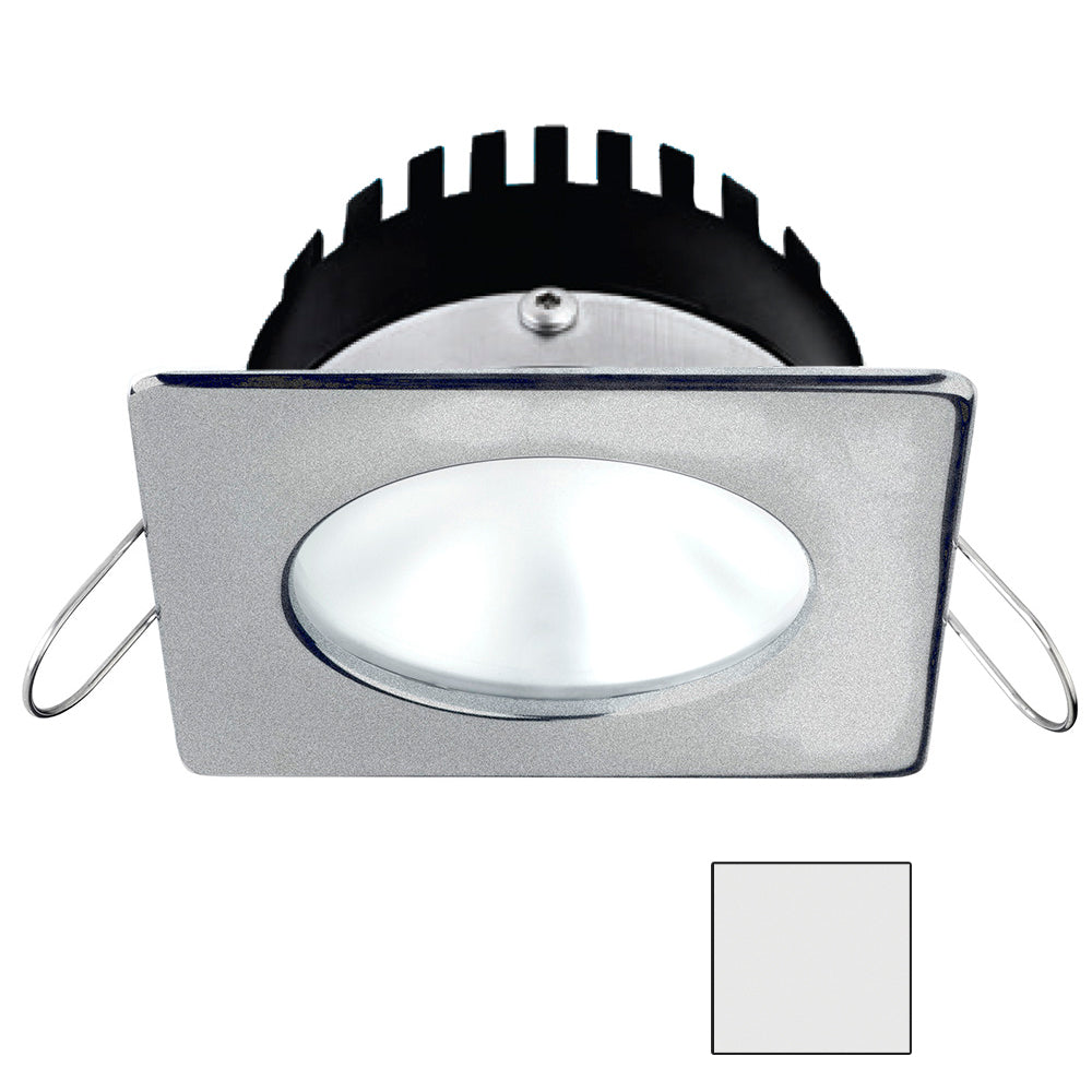 i2Systems Apeiron PRO A506 - 6W Spring Mount Light - Square/Round - Cool White - Brushed Nickel Finish