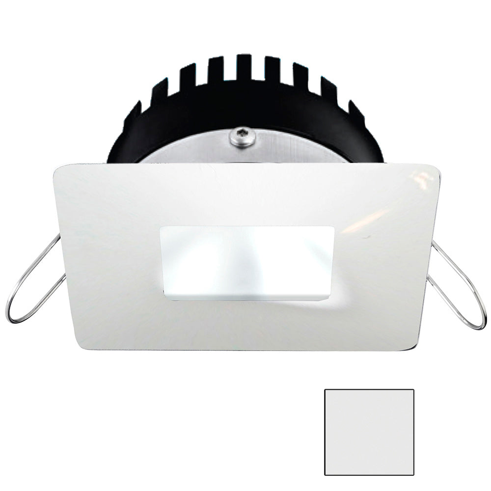i2Systems Apeiron PRO A506 - 6W Spring Mount Light - Square/Square - Cool White - White Finish