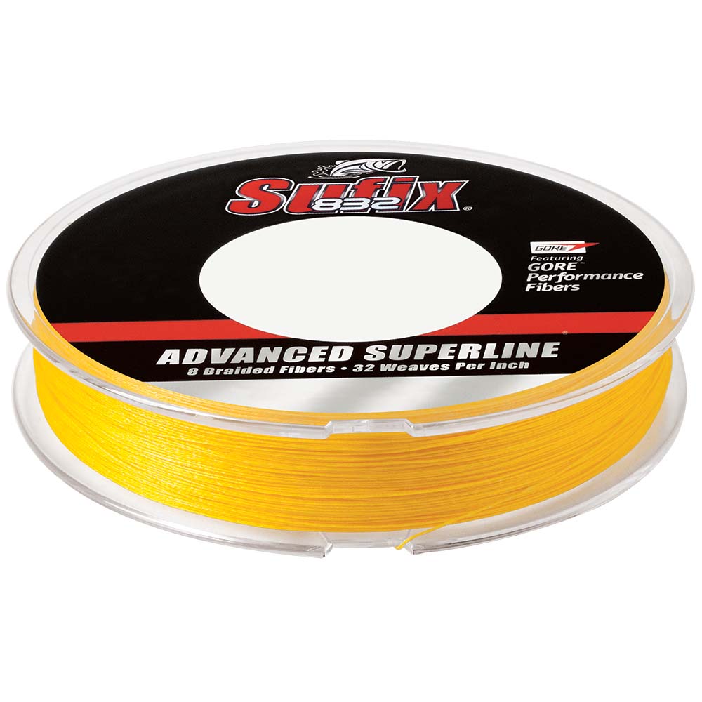Sufix 832® Advanced Superline® Braid - 6lb - Hi-Vis Yellow - 150 yds