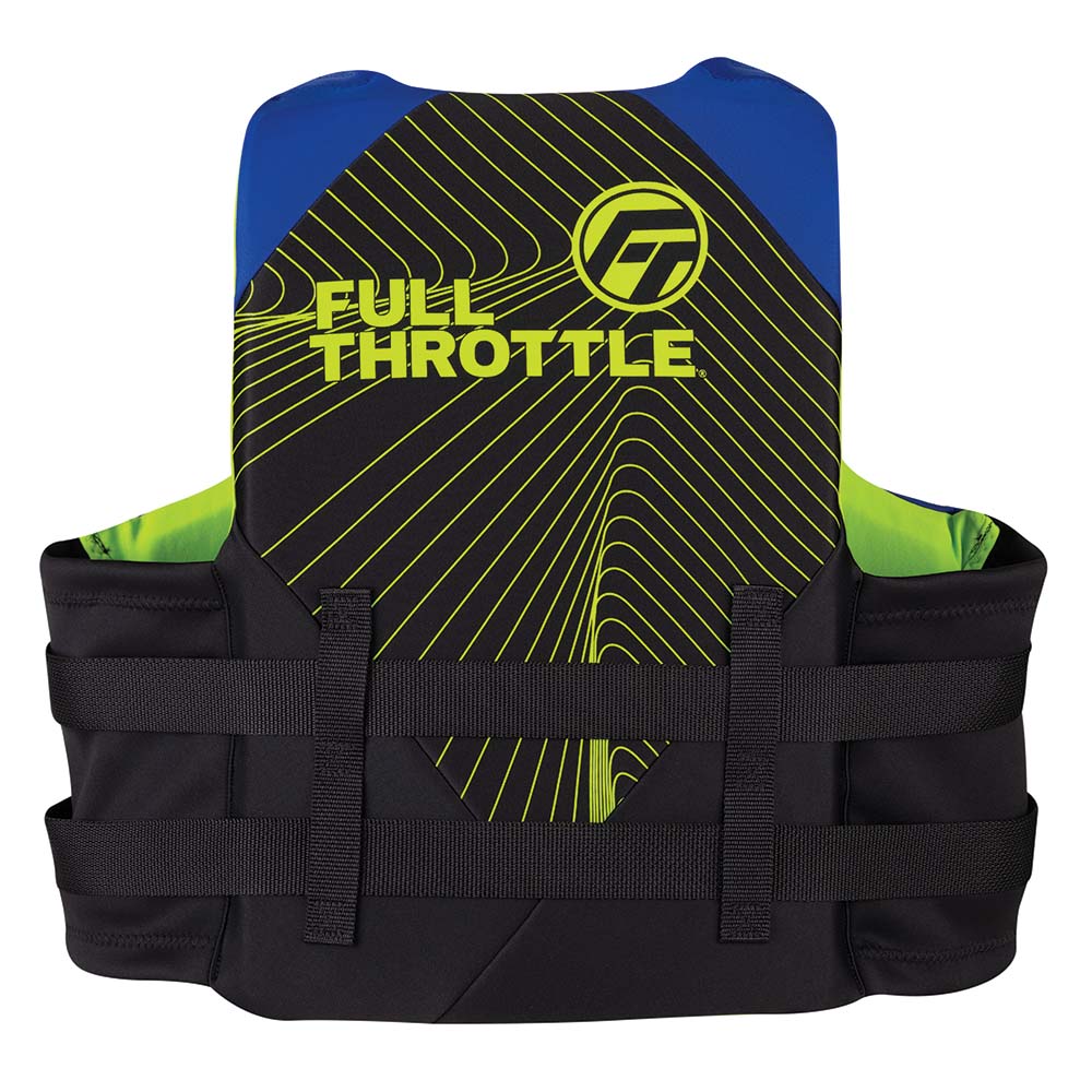 Full Throttle Adult Rapid-Dry Life Jacket - 2XL/4XL - Blue/Black