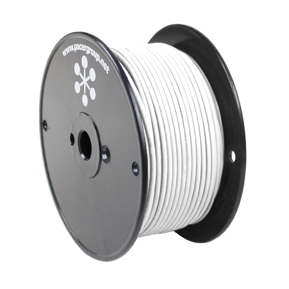 Pacer White 18 AWG Primary Wire - 250'