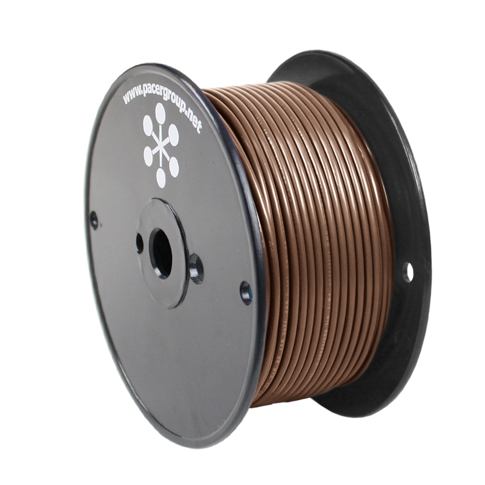 Pacer Brown 14 AWG Primary Wire - 250'