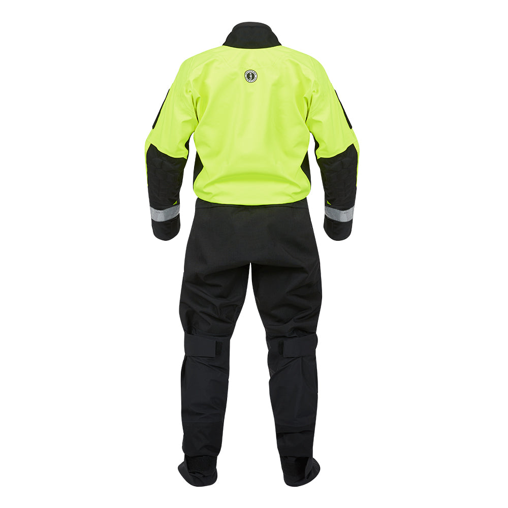 Mustang Sentinel™ Series Water Rescue Dry Suit - Fluorescent Yellow Green-Black - Small Short