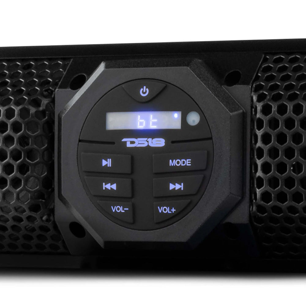 DS18 HYDRO 37" Amplified 2-Way Waterproof Soundbar w/Bluetooth