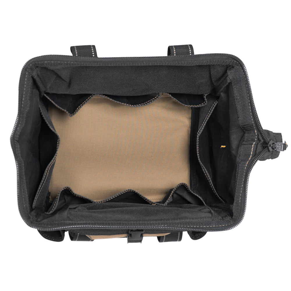 CLC 1533 Tool Bag w/Top-Side Plastic Parts Tray - 12"