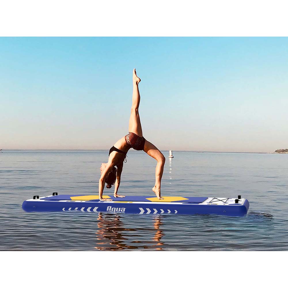 Aqua Leisure 8' x 3' Inflatable Marine Deck/Yoga Mat