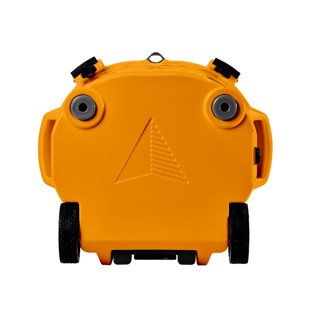 LAKA Coolers 30 Qt Cooler w/Telescoping Handle & Wheels - Orange