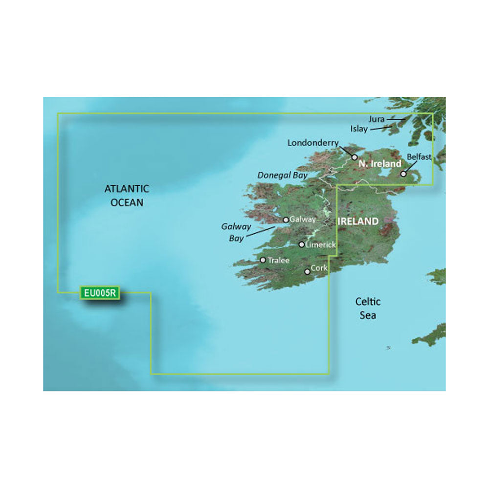 Garmin BlueChart® g3 HD - HEU005R - Ireland, West Coast - microSD™/SD™